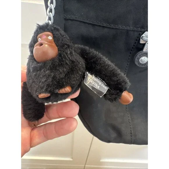 Kipling Black Nylon Bailey Rare Crossbody Bag - Picture 4 of 16